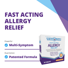 Load image into Gallery viewer, TexaClear® Fast-Acting Allergy Relief Tablets