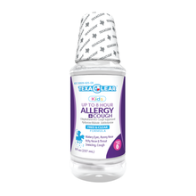 Load image into Gallery viewer, TexaClear® Kids Allergy Relief is a powerful, fast-acting allergy relief formula for your little Texan. This multi-symptom formula works lightning-quick to relieve mild and severe allergy symptoms and keeps on keeping on for up to 8 hours. Gluten free, alcohol free, dye free, sugar free and artificial flavor free, TexaClear® Kids is the clear choice for Texas-sized allergy relief. For Kids Ages 6+ Edit alt text