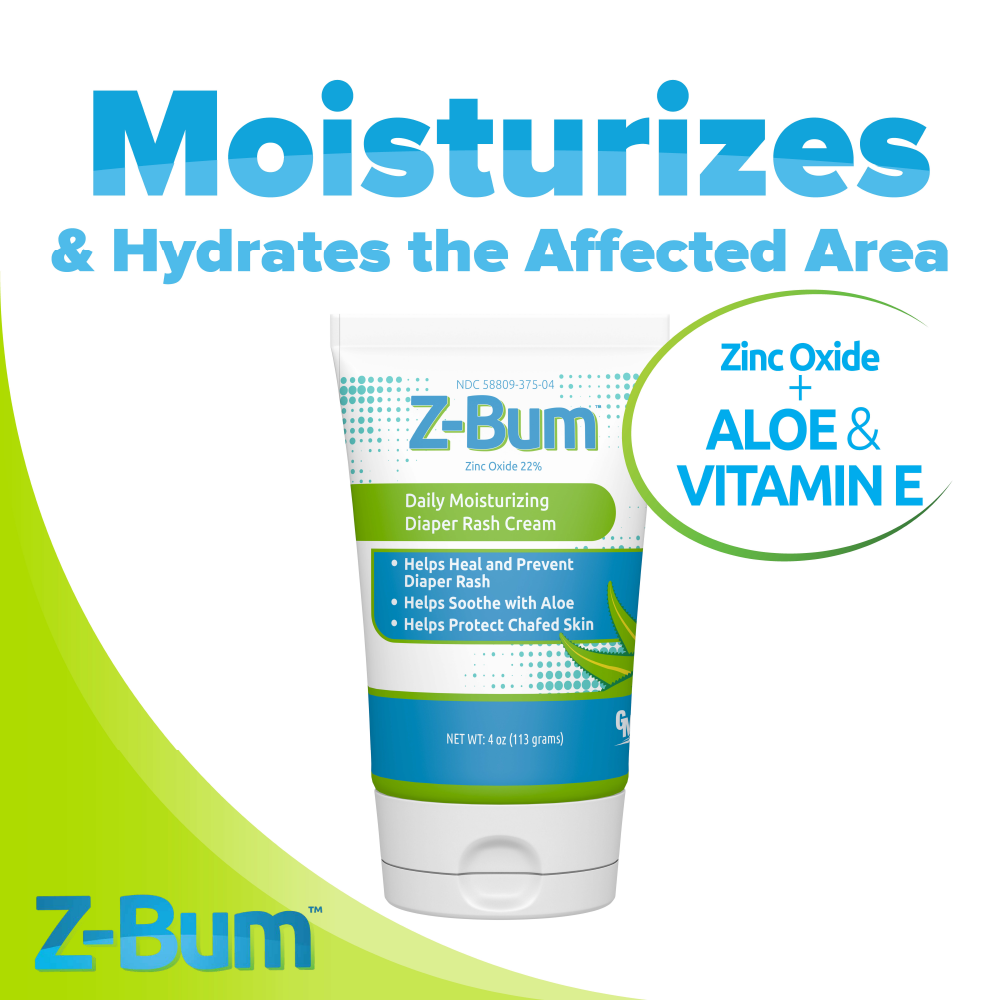 Z-Bum Diaper Rash Cream - 22% Zinc Oxide - Shop Now – GM